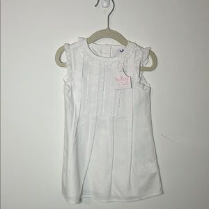 NWT EPK White Lace Trim Toddler Dress